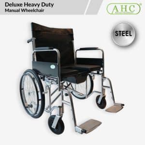 Deluxe Heavy Duty Manual Wheelchair (CM607-70)