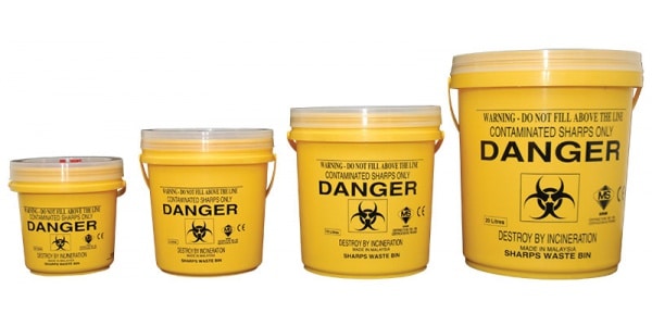 Sharps Waste Containers