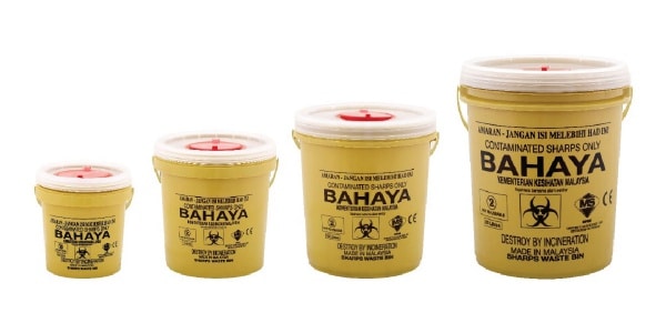 Eco-Label & MYHIJAU Mark Sharps Waste Containers