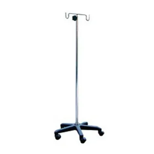 Iv Drip Stand 2 Hook Tubular Steel
