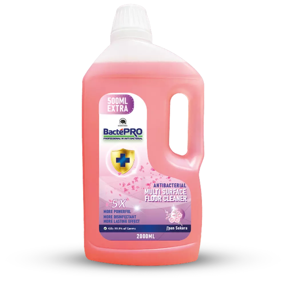 Bactepro Fresh Lemon Multi-Surface Floor Cleaner 2000ml - Image 3