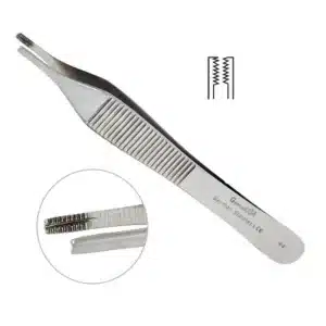 Adson Dressing Forceps Tooth