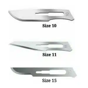 Sterile Surgical Blades Carbon Steel (Size 10, 11, 15 )