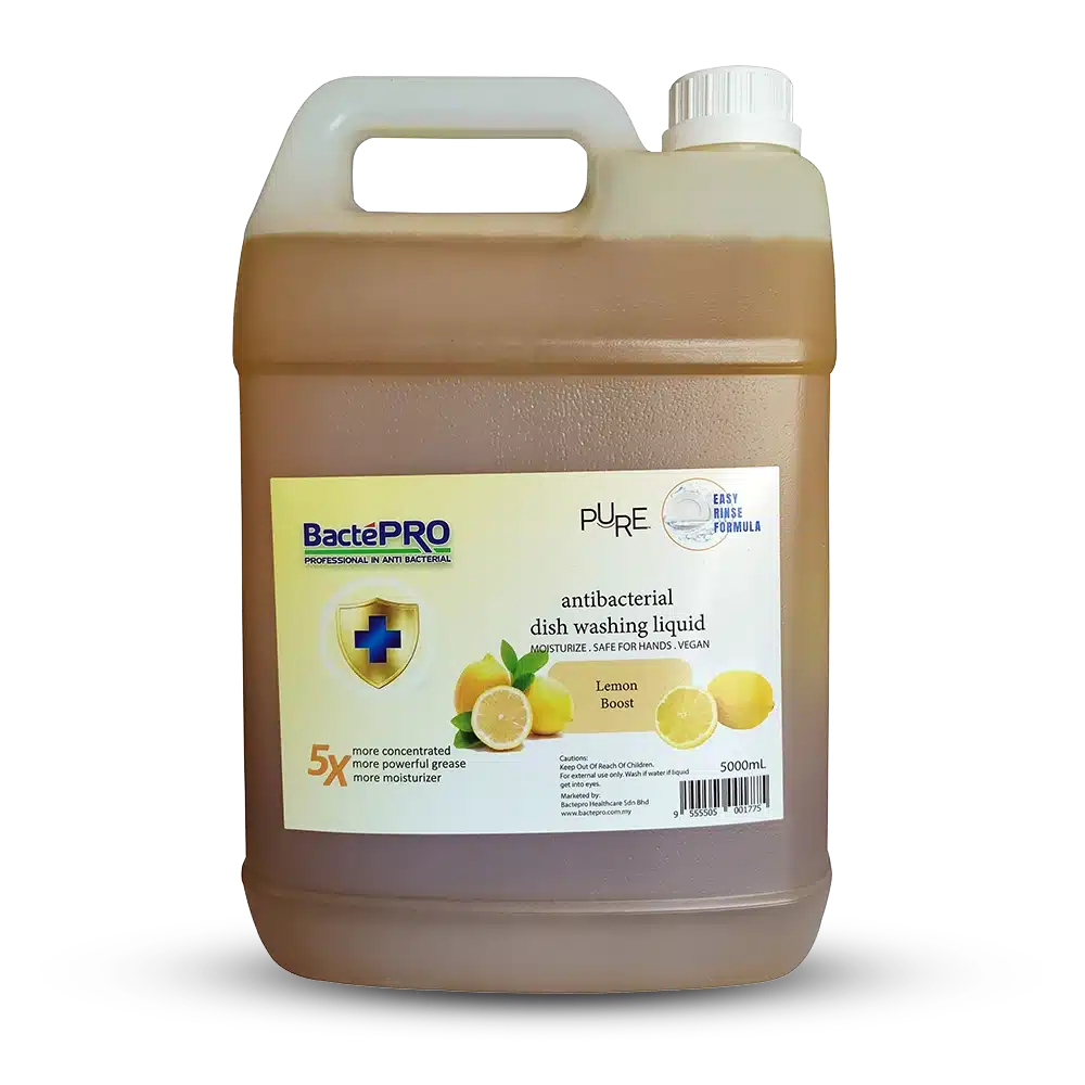 Bactepro 5X Dish Wash Liquid Lemon Boost 5000ml