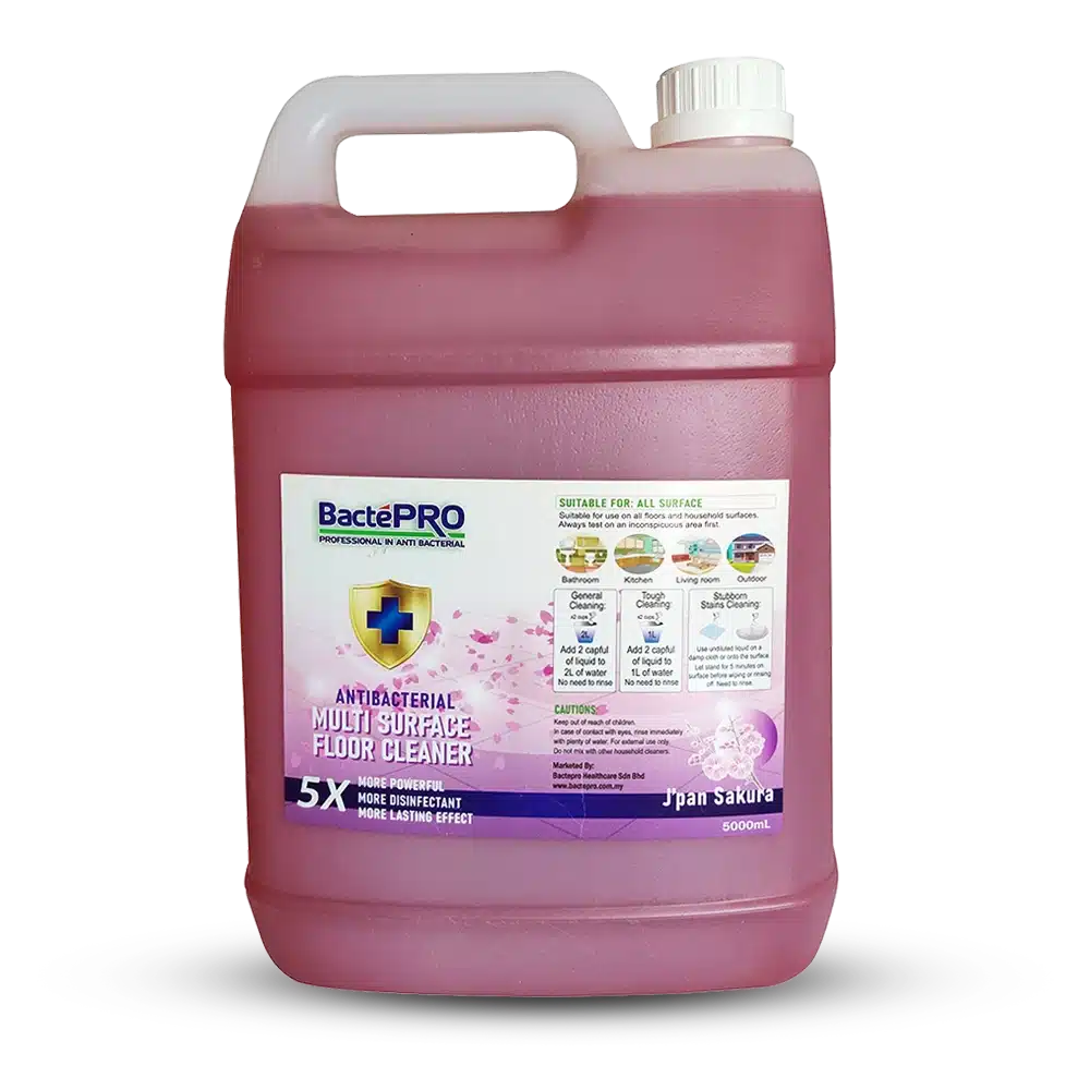 Bactepro 5X Japan Sakura Multi-Surface Floor Cleaner 5000ml