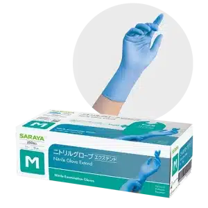Saraya Nitrile Glove Extend - Nitrile Examination Gloves
