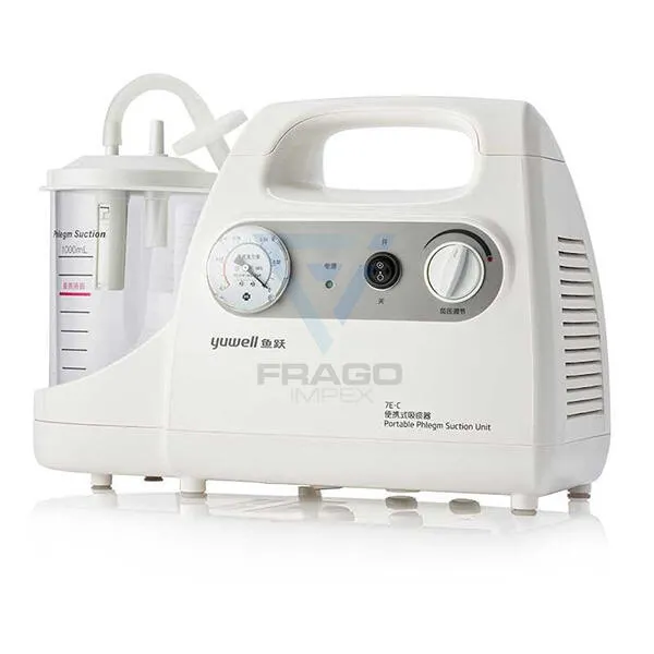 Yuwell Suction Pump Unit 7E-C | Portable Surgical Suction Pump | Frago Impex