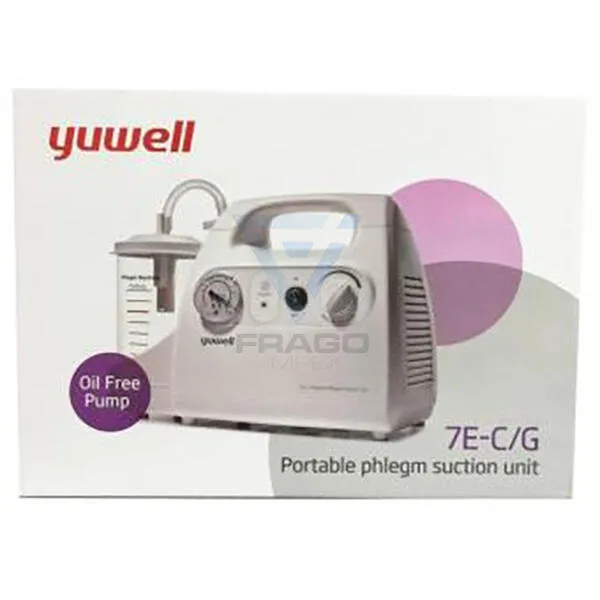 Yuwell Suction Pump Unit 7E-C | Portable Surgical Suction Pump | Frago Impex - Image 2