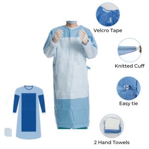 Connecx Isomecx Reinforced SMS Surgical Gown