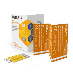 FORA 6 Gold Strip For Total Cholestrol, 10 pcs/foil/box