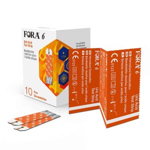 FORA 6 Gold Strip For Uric Acid, 10 pcs/foil/box