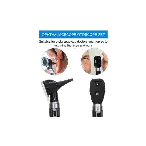 Mini Fiber-Optic Diagnostic Set | Otoscope & Ophthalmoscope – Frago Impex