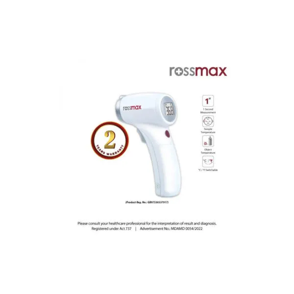 ROSSMAX HC700 Non-Contact Thermometer | Fast & Accurate | Frago Impex