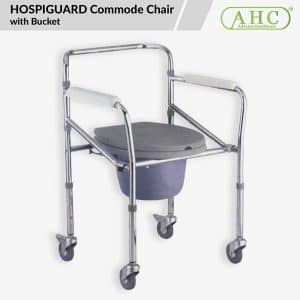 HOSPIGUARD Commode Chair with Bucket (MY06961-W)