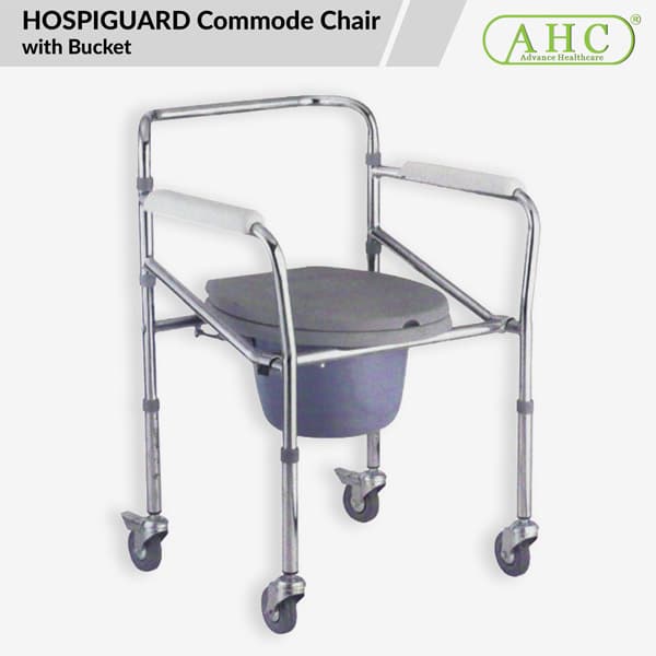 HOSPIGUARD Commode Chair with Bucket (MY06961-W)