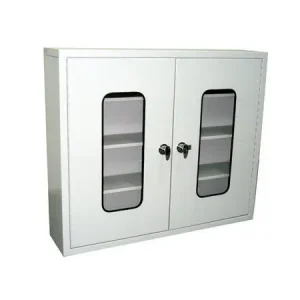 Medical DDA Cabinet Double Door With Transparent Plastic