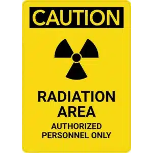 X-RAY Caution Signage (Sticker Type)