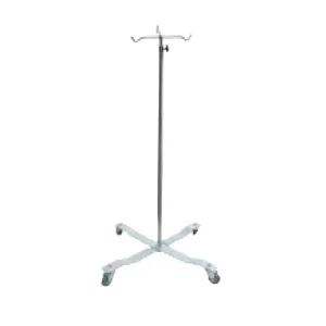 IV Drip Stand 4 Hook Tubular Steel