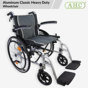Aluminum Classic Heavy Duty Wheelchair (WC908-46-1)