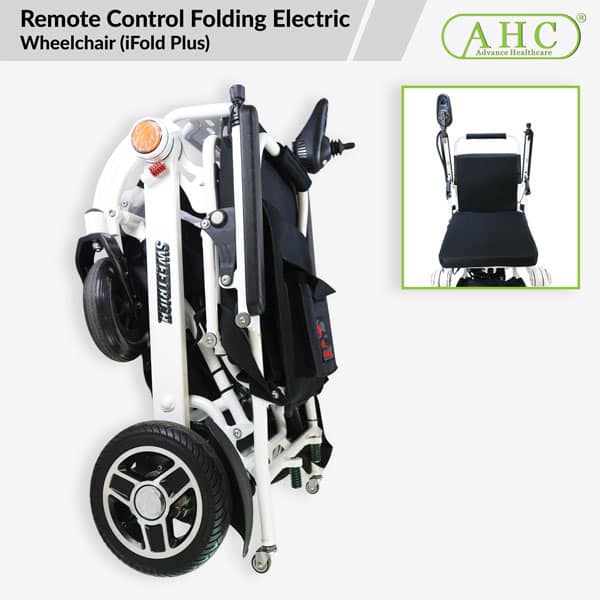 Folding Remote Control Electric Wheelchair (iFold Plus) (WCE6000) - Image 2
