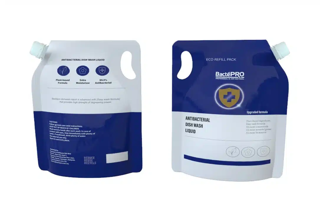 Bactepro Aloe Vera Dish Wash Liquid 2000ml Refill Pack