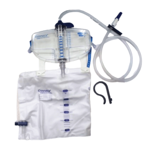 Urine Meter with Drainage Bag (Below)