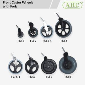 Front Castor Wheels with Fork