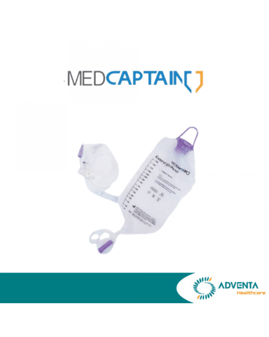 Medcaptain - Enteral Feeding Bag 1500ml-Alcor