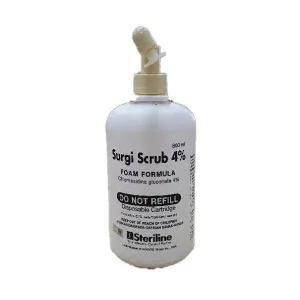 STERILINE SURGI SCRUB FOAM 4% | Antimicrobial Hand Soap | Frago Impex