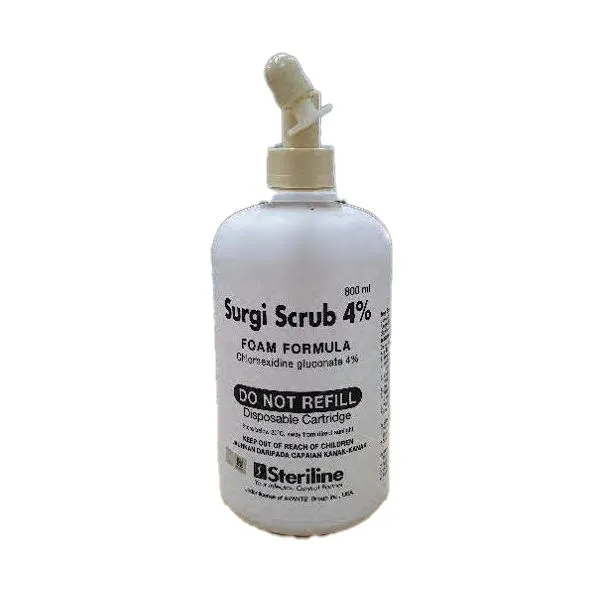 STERILINE SURGI SCRUB FOAM 4% | Antimicrobial Hand Soap | Frago Impex
