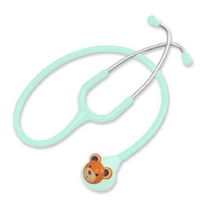 Spirit CK-F606PF Fun Animal Pediatric Stethoscope – Frosted Green