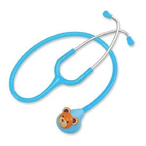 Spirit CK-F606PF Fun Animal Pediatric Stethoscope – Light Blue